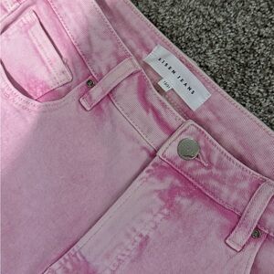 Aisen Jeans Women's High Rise Pink Denim